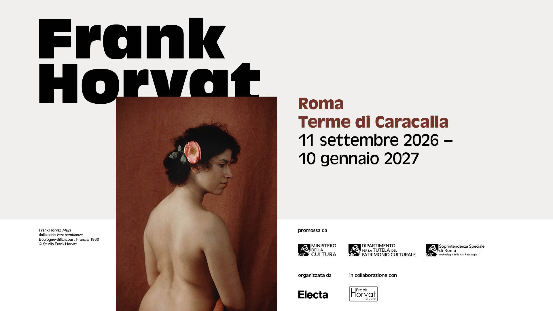 Frank Horvat, mostra fotografica alle Terme di Caracalla